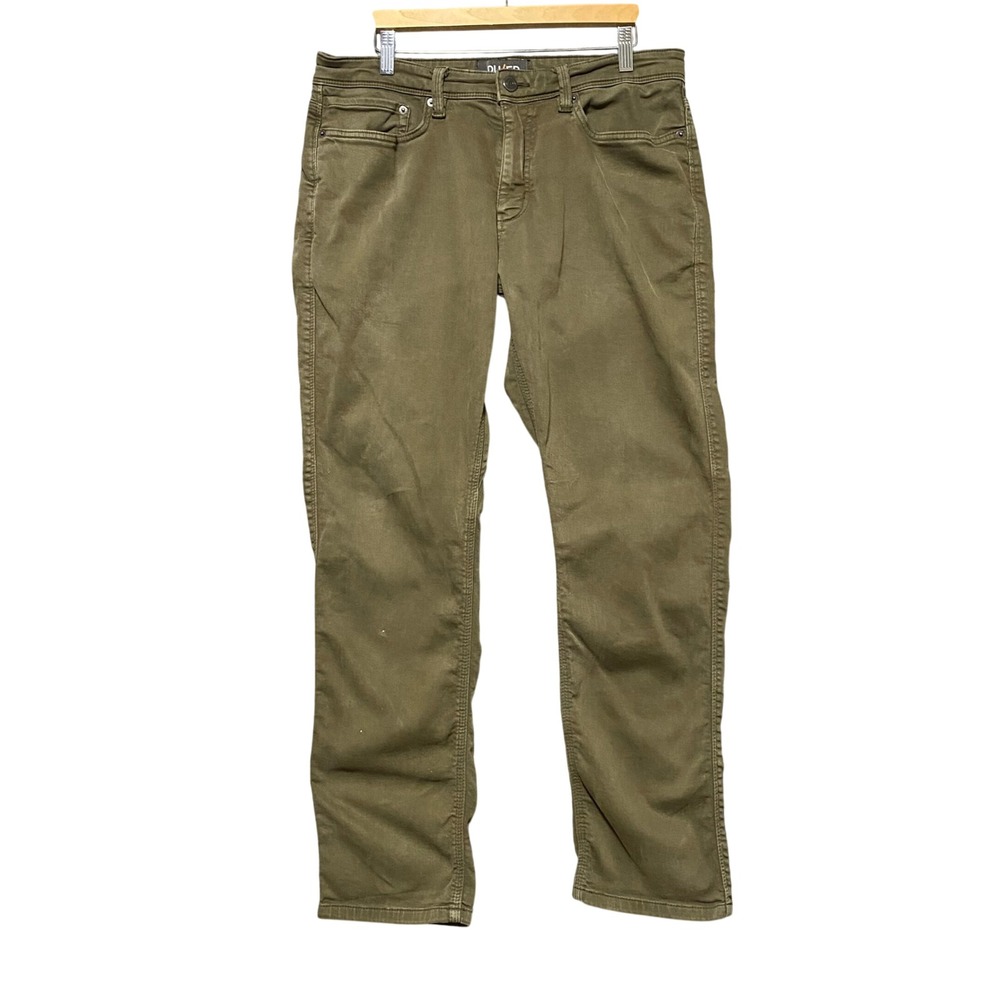 DU/ER DUER N2X Relaxed Taper Pants Mens 34x30 Olive Green Stretch Performance